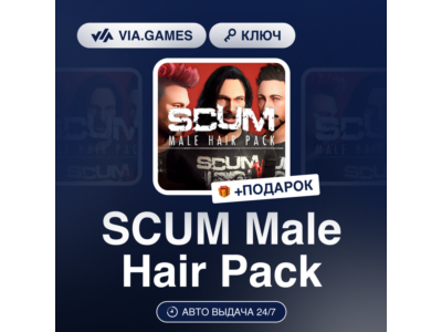 🍳 SCUM - Male Hair Pack 🌺 Steam DLC 🍩 Worldwide