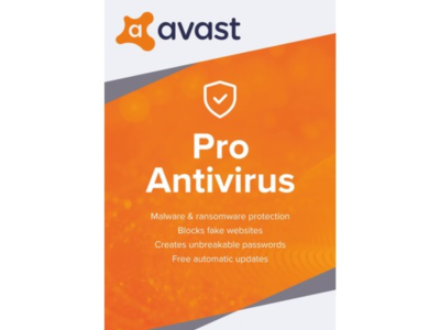 Avast Pro Antivirus 1 PC 1 Year Global Key