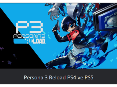 💥Persona 3 Reload 🔵 PS4 / PS5 🔴ТУРЦИЯ🔴