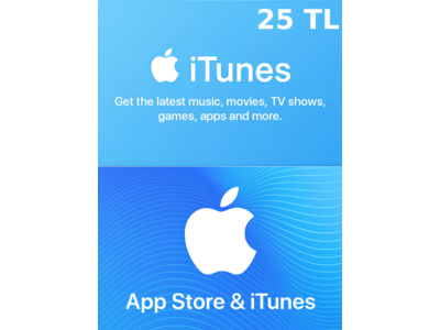 🔵 iTunes 25 TL ПОДАРОЧНАЯ КАРТА (ТУРЦИЯ) 🚀AUTO✔