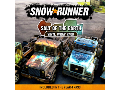 ✅SnowRunner – Salt of the Earth Vinyl Wrap Pack✅PS4✅PS5