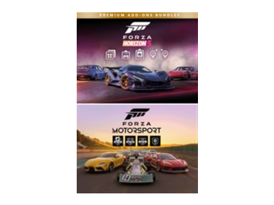 FORZA MOTORSPORT AND FORZA HORIZON 5 PREMIUM ADD-ONS