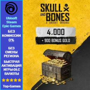 Skull and Bones 4900 Gold -PC (Ubisoft/Steam/Epic Game)