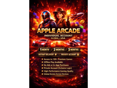 🕹️🍎APPLE 🎯ARCADE2/3/4MONTHS 🎮PRIVATE ACCOUNT 💥💯