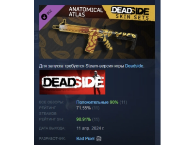 Deadside "Anatomical Atlas" Skin set 💎DLC STEAM RUSSIA