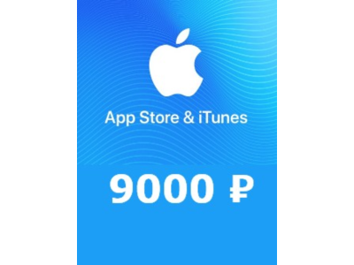App Store iTunes gift card 9000 RUR for RUS iTune  ₽