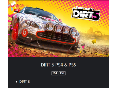 💥DIRT 5 🔵 PS4 / PS5  🔴ТR🔴