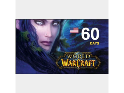 World of Warcraft 60 DAYS  Time Card US (Battle/Ключ)
