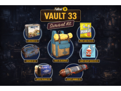 Fallout 76 - Vault 33 Survival Kit | Microsoft | DLC Pack