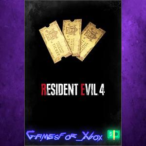 ☀️Resident Evil 4 Weapon Exclusive Upgrade Ticket x3 A XBOX DLC