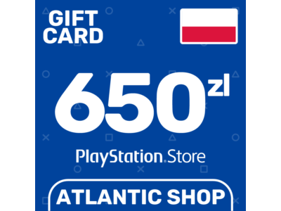 ⭐️PSN Top Up Card 650 PLN Poland