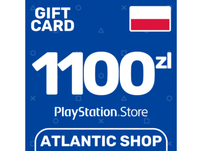 ⭐️PSN Top Up Card 1100 PLN Poland