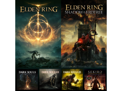 Elden Ring +Shadow of the Erdtree +Dark Souls +Sekiro