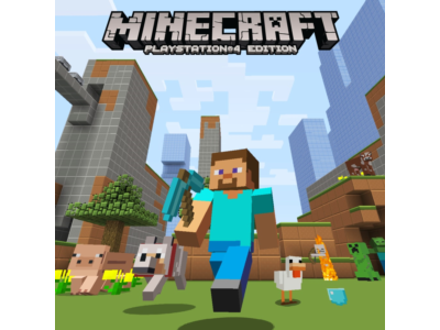 Набор пластиковых текстур Minecraft PS4 ПСН PLAYSTATION