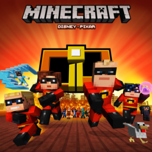 Minecraft The Incredibles Skin Pack PSN PS4 PLAYSTATION