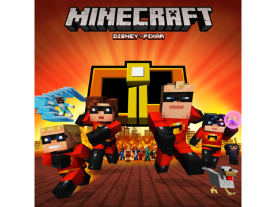 Minecraft The Incredibles Skin Pack PSN PS4 PLAYSTATION