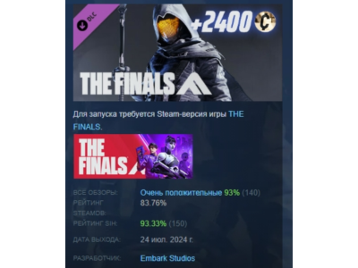 THE FINALS - Metro Drifter Set DLC STEAM GIFT РОССИЯ