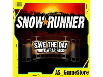 ⚫️SnowRunner - Save the Day Vinyl Wrap Pack | PC Epic Games EGS