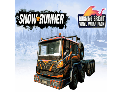 ⚫️SnowRunner - Burning Bright Vinyl Wrap Pack | PC Epic Games EGS