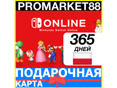 ⭐️🇵🇱 365 DAYS Nintendo Switch Online 12 months KEY🔑