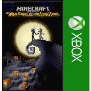 ☑️⭐Minecraft The Nightmare Before Christmas XBOX⭐☑️