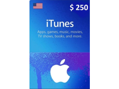 🟢ITunes Gift Card 250 USD (USA)🔑