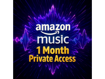 🎶✨Amazon Music: ✨✨1month PRIVATE ACCOUNT 🎧🎶💯