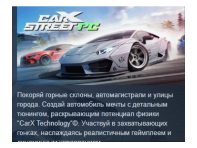 CarX Street АВТОДОСТАВКА STEAM РОССИЯ