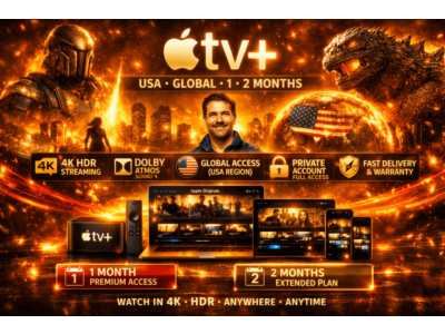 🔥📺APPLE TV+ 1/2MONTHS   PRIVATE ACCOUNT WARRANTY 💥💯