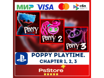 🔴Poppy Playtime Chapter 1 - 2 - 3🎮Türkiye PS4 PS5🔴PS