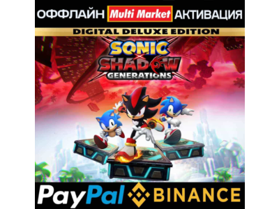 SONIC X SHADOW GENERATIONS Digital Deluxe PAYPAL STEAM