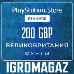 Карта PlayStation(PSN) 200 GBP (Фунтов)🔵UK