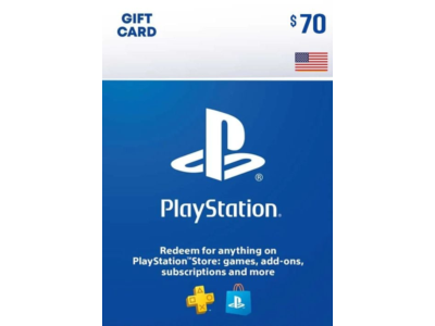 🎁 PSN USA карта пополнения на 70$ USD (USA) 🔥