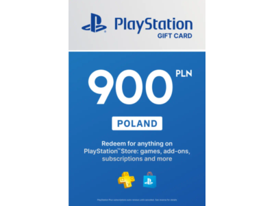 🎁 PSN Польша карта пополнения на 900 zl (PLN) 🔥