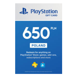 🎁 PSN Poland recharge card for 650 zl (PLN) 🔥