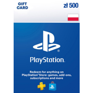 🎁 PSN Poland recharge card for 500 zl (PLN) 🔥