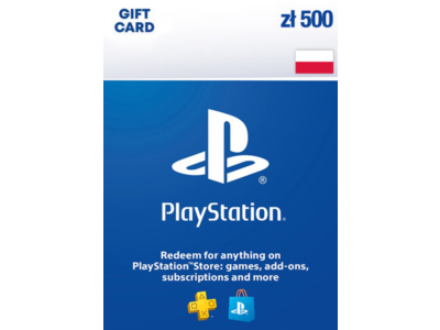 🎁 PSN Польша карта пополнения на 500 zl (PLN) 🔥
