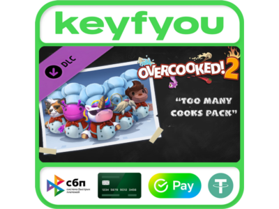 Overcooked! 2 - Too Many Cooks Pack / STEAM DLC КЛЮЧ 🔥