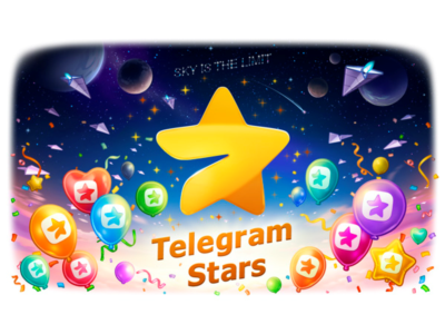 ⭐ Telegram Stars from 50 pcs by @Username