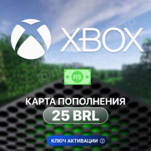 Top-up card ✅Xbox✅ - 25 BRL (BRAZIL)