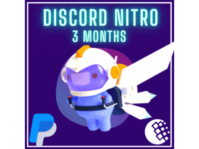 🚀 DISCORD NITRO 3 MONTHS + 2 BOOSTS - 100% Works