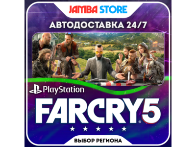Far Cry 5 · PS4/PS5 · Region selection · DISCOUNT 23.04
