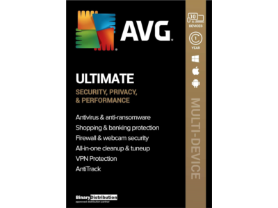 AVG Ultimate 2025 Key (1 Year / 10 Device) - Global Key
