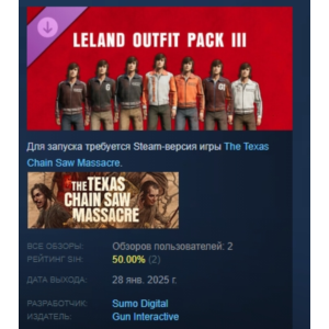 The Texas Chain Saw Massacre Leland Outfit Pack 3 STEAM