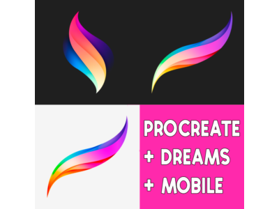 ⚡ Procreate + Dreams + Mobile iPhone iPad ios AppStore