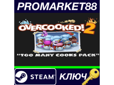 ⭐ Overcooked! 2 - Too Many Cooks Pack DLC Steam Key