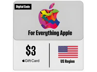 ⚡Подарочная карта Apple iTunes - 3$ 🇺🇸 ✅Дешевле🔥Без
