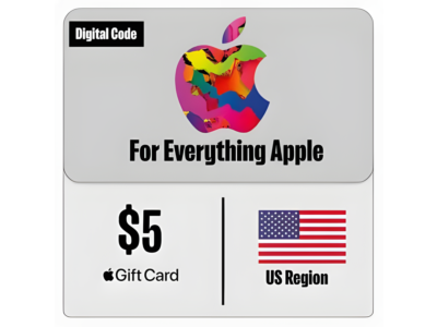 ⚡Подарочная карта Apple iTunes - 5$ 🇺🇸 ✅Дешевле🔥Без