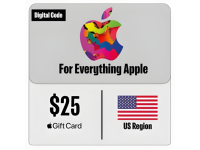 ⚡Подарочная карта Apple iTunes - 25$ 🇺🇸 ✅Дешевле🔥Без
