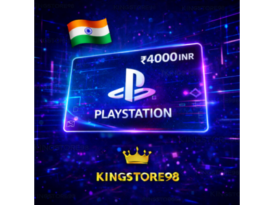 💎🔰Playstation Network 4000 INR Gift Card💳0%💎
